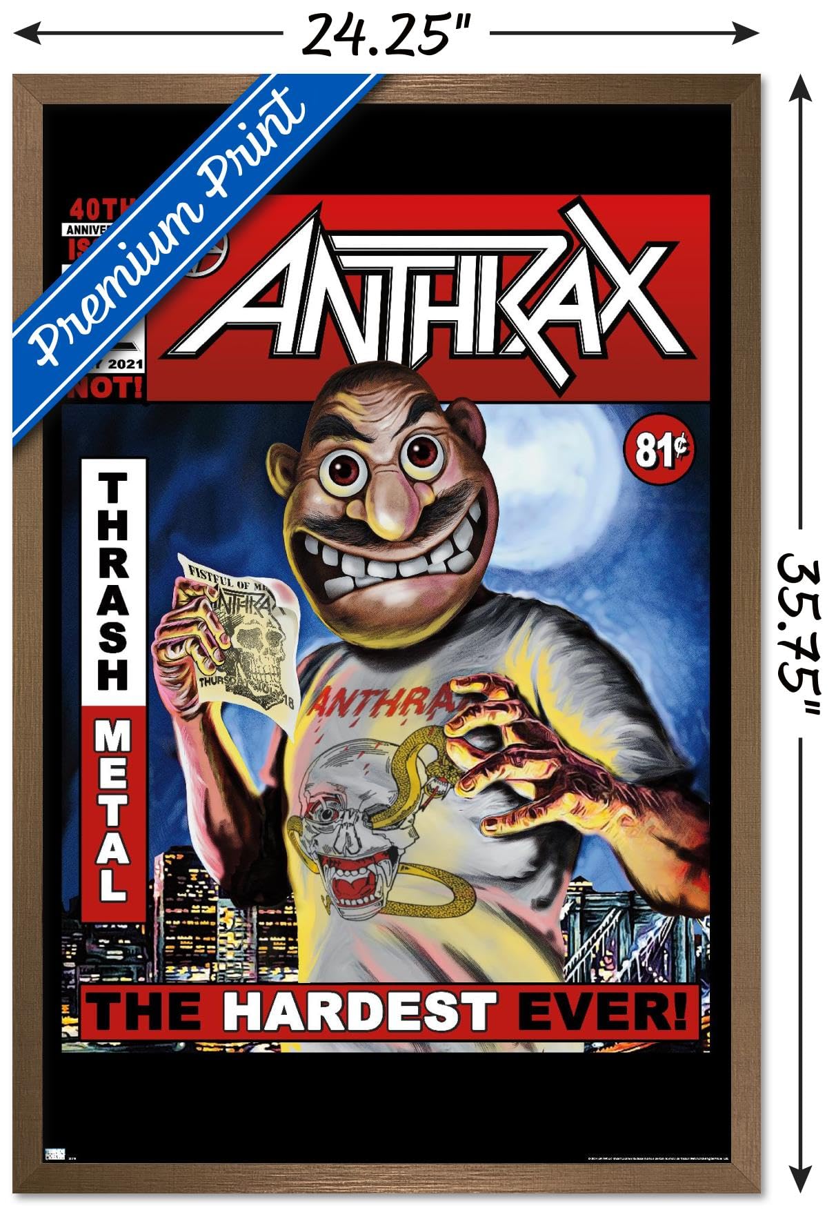 Amazon.com: Trends International Anthrax - Comic Wall Poster, 34L